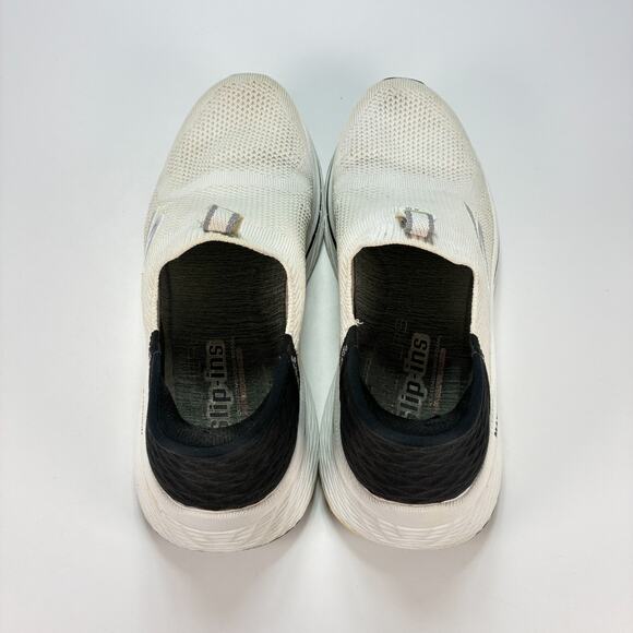 Skechers Max Cushioning Elite 2.0 White Black Running Shoes 129611 Womens Sz 8.5 - Picture 7 of 12